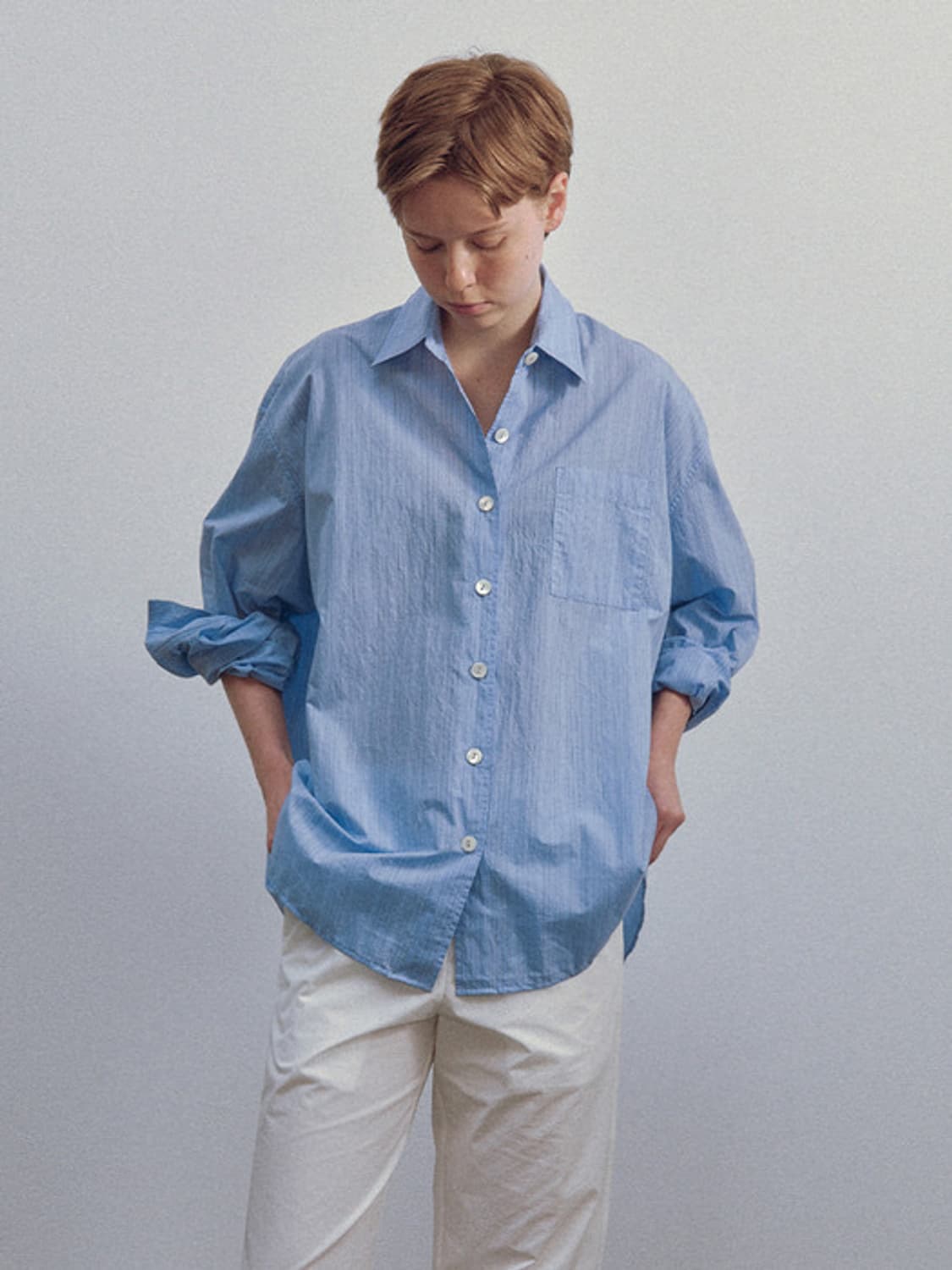 낫띵리튼 스트라이프 셔츠 상품이미지2