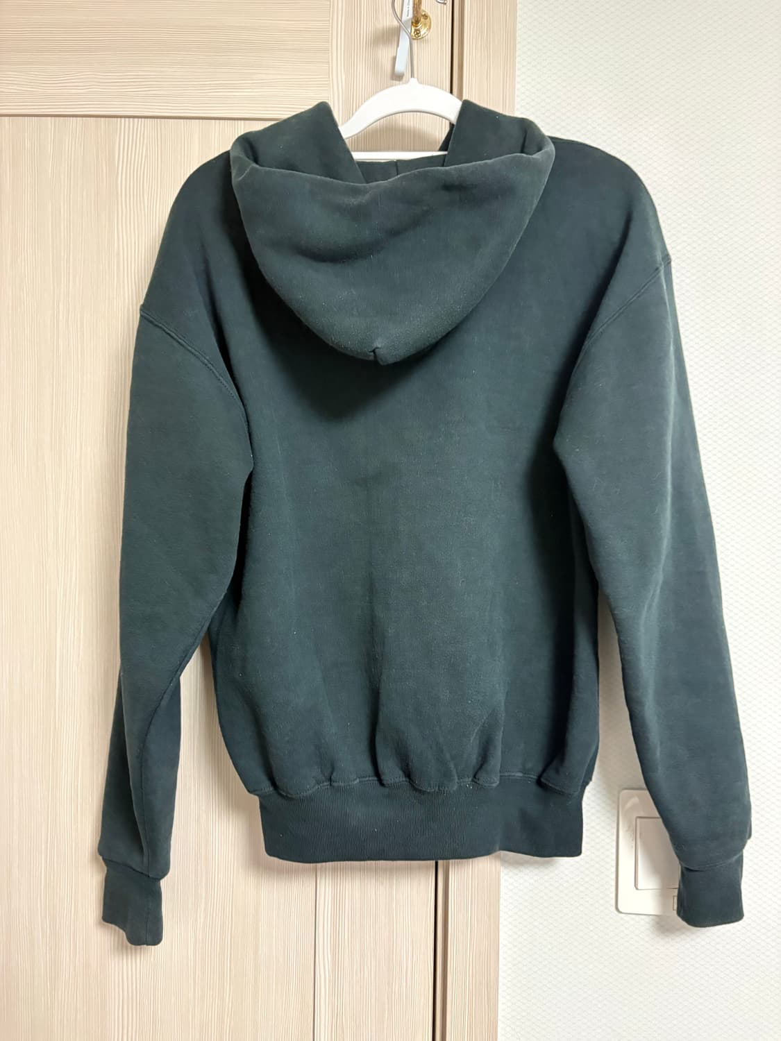 90s 러셀 후드 집업 블랙 상품이미지4