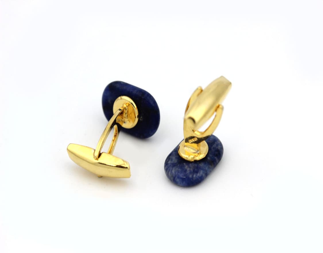 구찌 A등급 한정판 라피스 천연 원석 남자 명품 커프스 상품이미지5