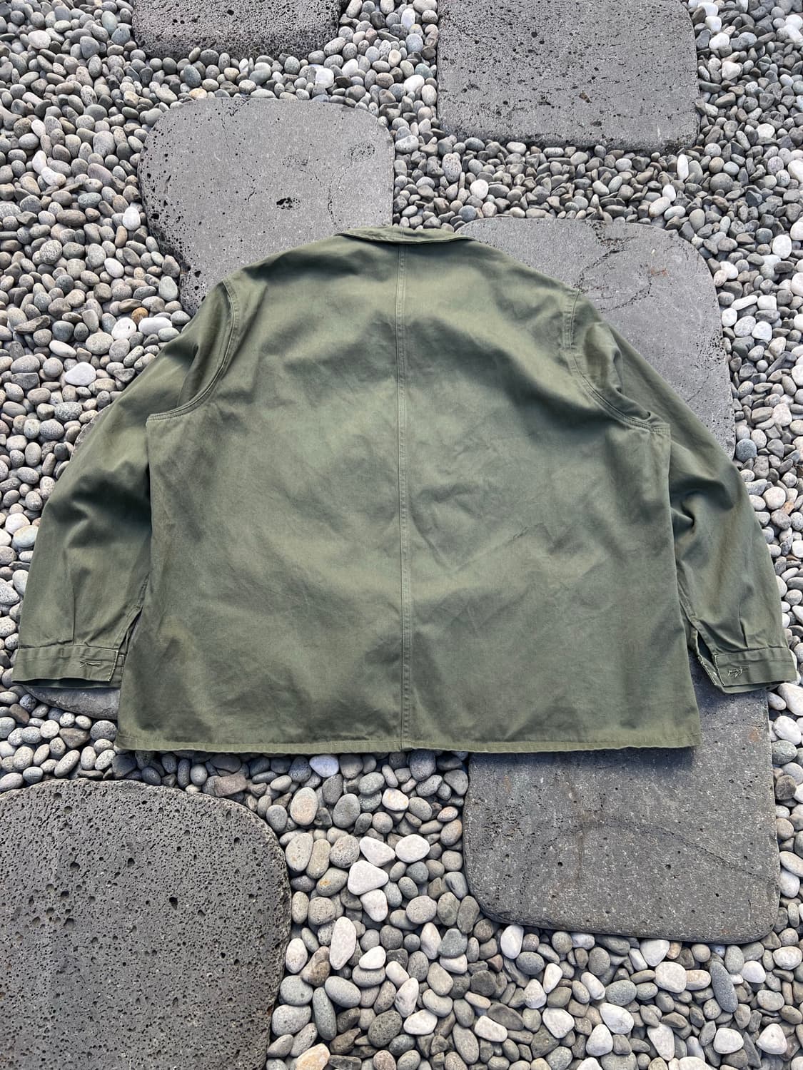 (BIGSIZE)(OLIVEGREEN)OLD FRENCH 프렌치워크자켓 상품이미지2