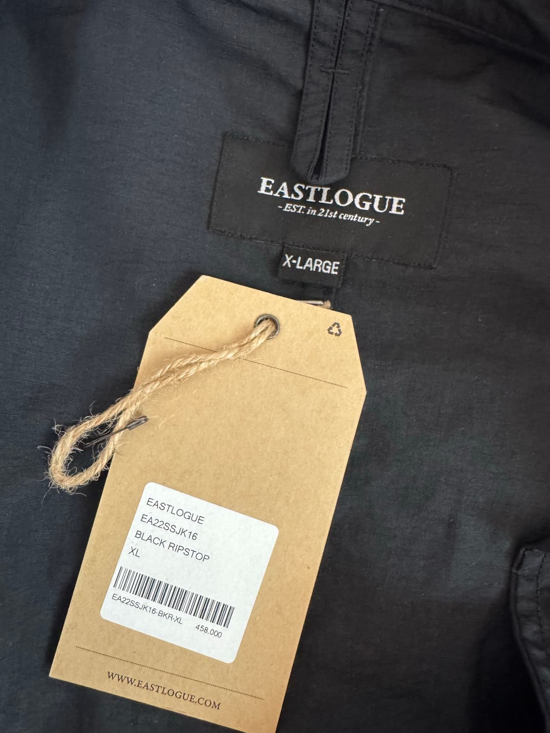 이스트로그 립스탑 자켓 블랙 xl 상품이미지4