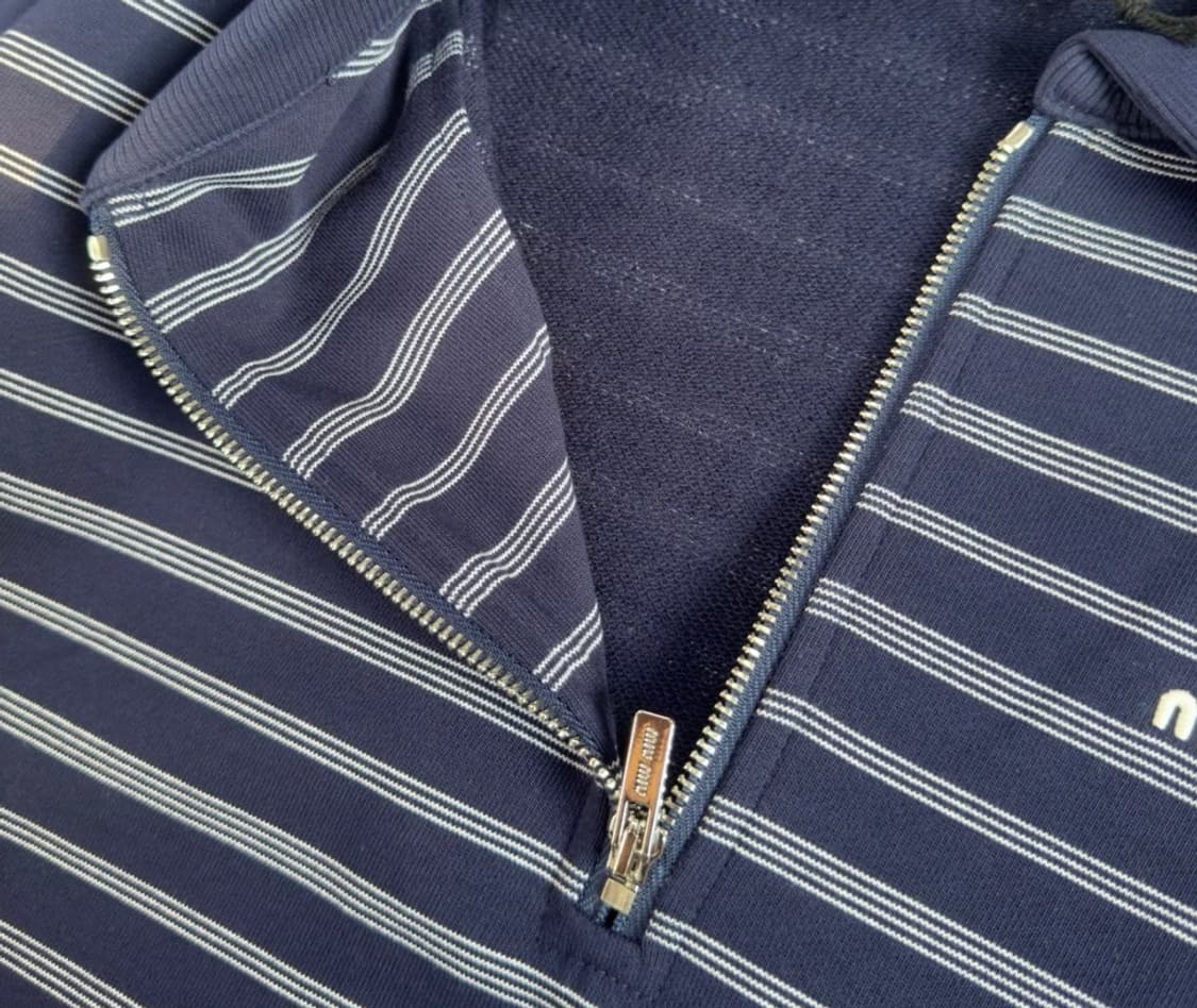 미우미우 스트라이프 폴로 셔츠  상품이미지4