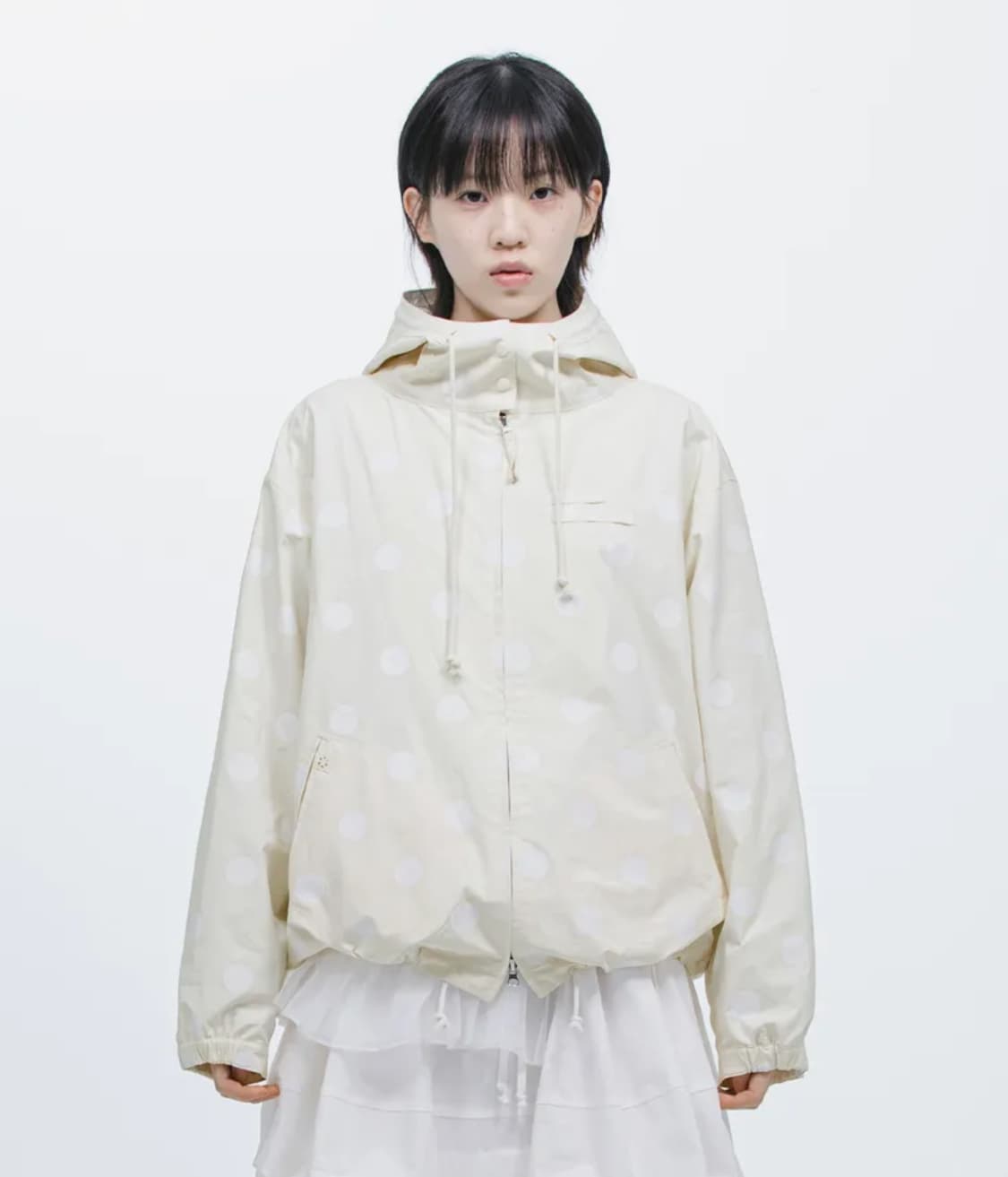 오헤시오 도트 바람막이 상품이미지1