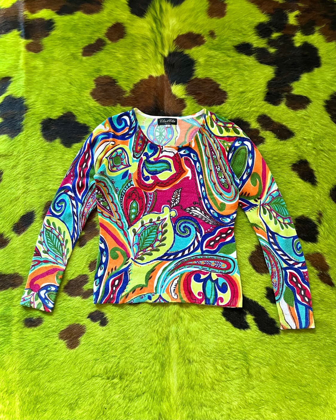 1980-90s Japanese 3D Psychedelic Top 상품이미지5