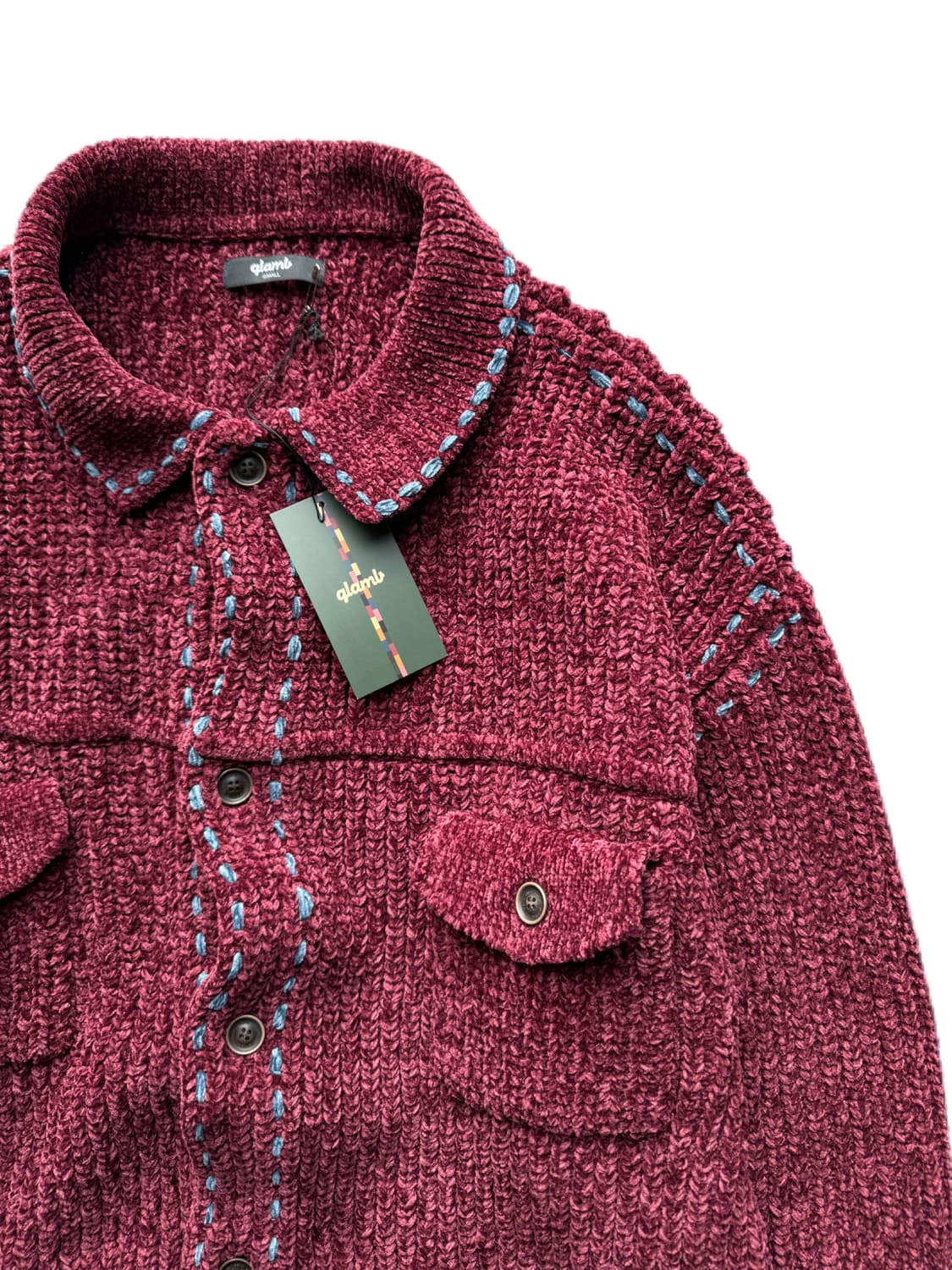 (새상품)그램 스티치 니트 자켓 S(XL) 상품이미지3