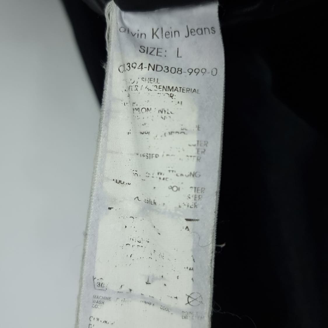 [캘빈클라인] 빈티지 후드 봄버 자켓 블랙 M19726 상품이미지9