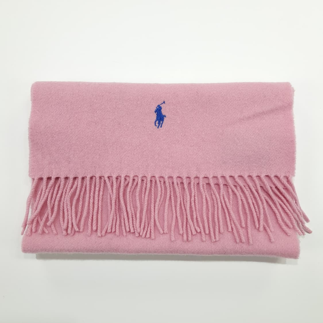 MX211 폴로 랄프로렌 연핑크 램스울 목도리 머플러 상품이미지7