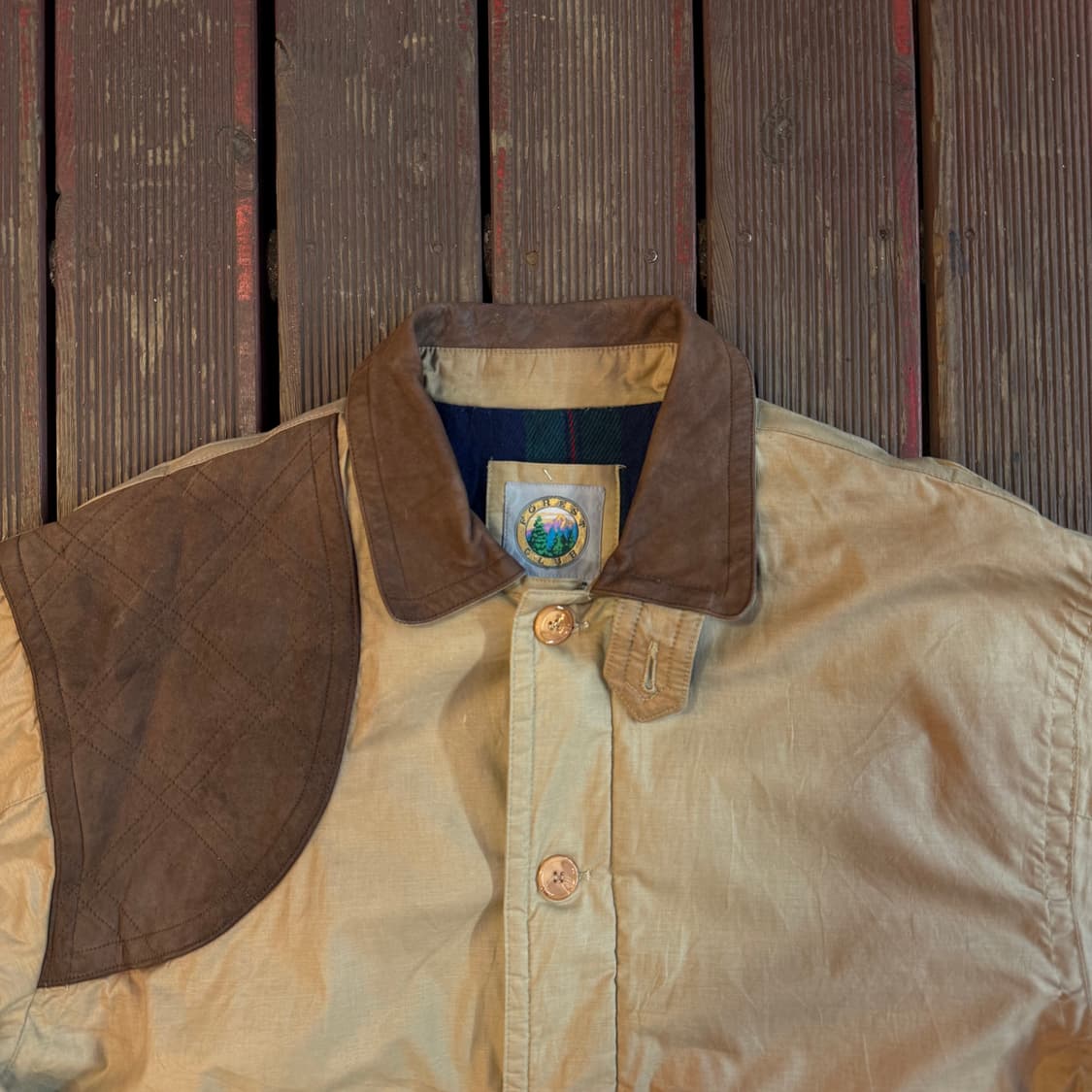 빈티지 베이지 초어자켓 상품이미지2