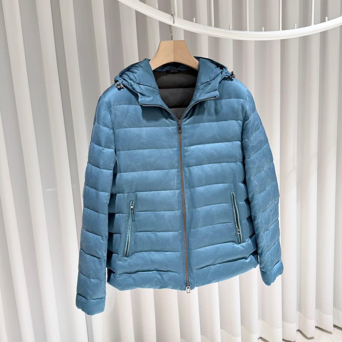 (A+/M) / 로로피아나 퀄티드 실크 드윌 후드 패딩 상품이미지3