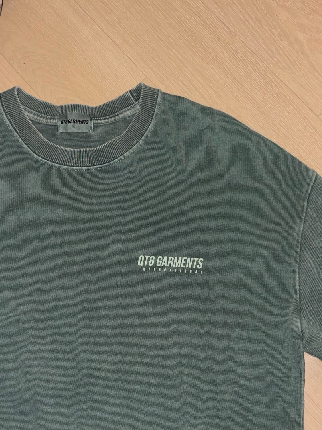 QT8 오버핏 레이어드 티셔츠 상품이미지3