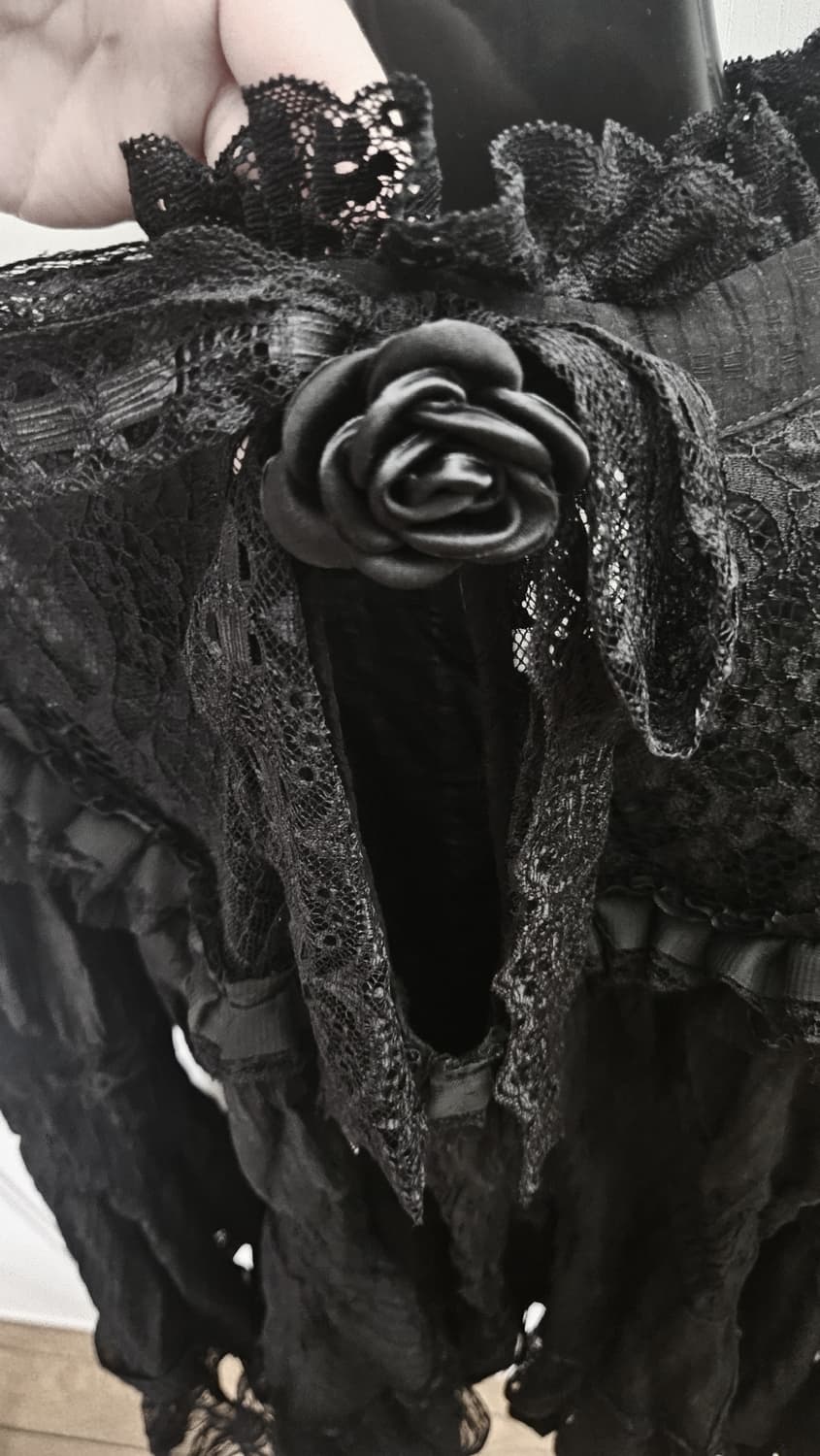 다크 인 러브 고스로리타 블라우스 원피스 고딕 공겜여주 지뢰계  빈티지 상품이미지2