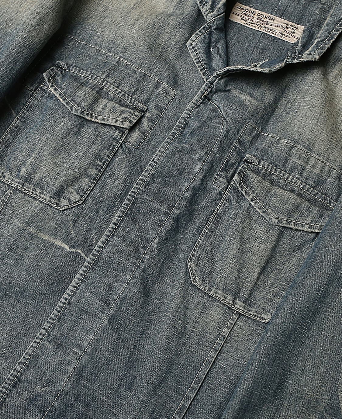 야콥 코헨 [Jacob Cohen] 빈티지 워싱 이태리 데님 사파리 자켓 상품이미지3
