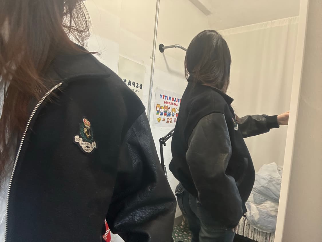 chaps 블루종 자켓 모직 상품이미지3