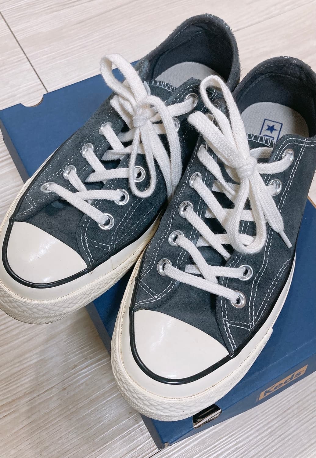 컨버스 척 테일러 로우 스웨이드 240mm 상품이미지1