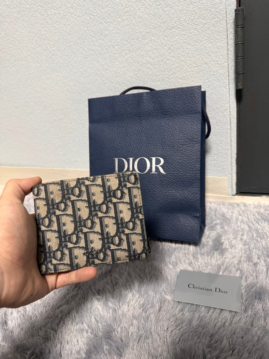 디올 오블리크 반지갑 상품이미지1