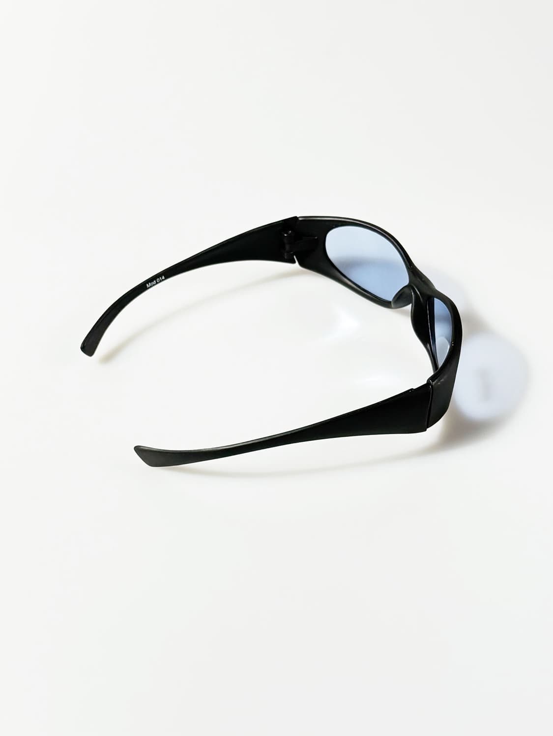 MI-2 맷블랙 랩어라운드 스포티 틴트 빈티지 선글라스 상품이미지4