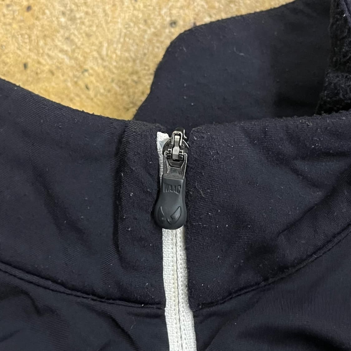 [정품/1] WAAC 블랙 화이트 긴팔 티셔츠 b15 상품이미지7