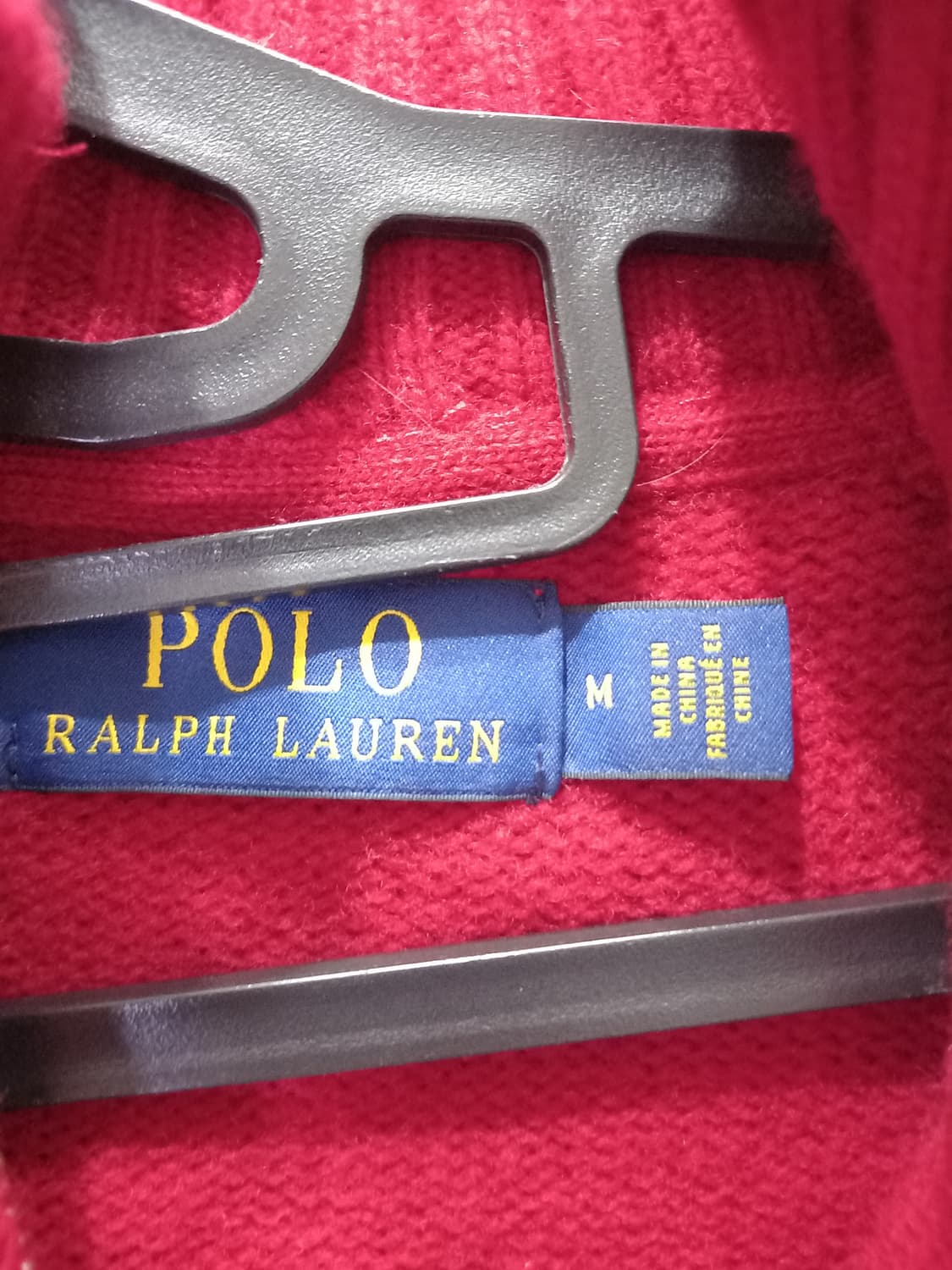 폴로 POLO 빅포니 니트집업 95/M 상품이미지4