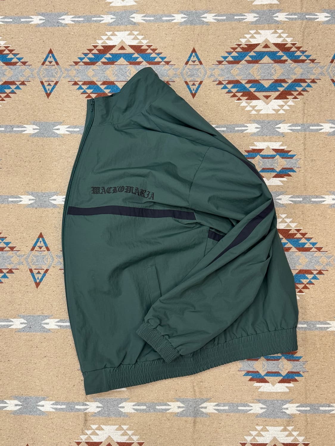 [M] 와코마리아 나일론 트랙자켓 그린 24FW 상품이미지5