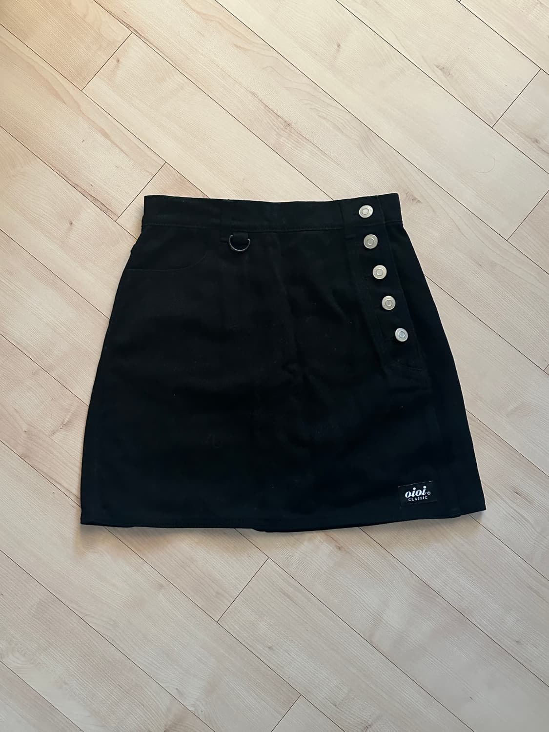 OiOi 블랙 미니 스커트 s사이즈 상품이미지2