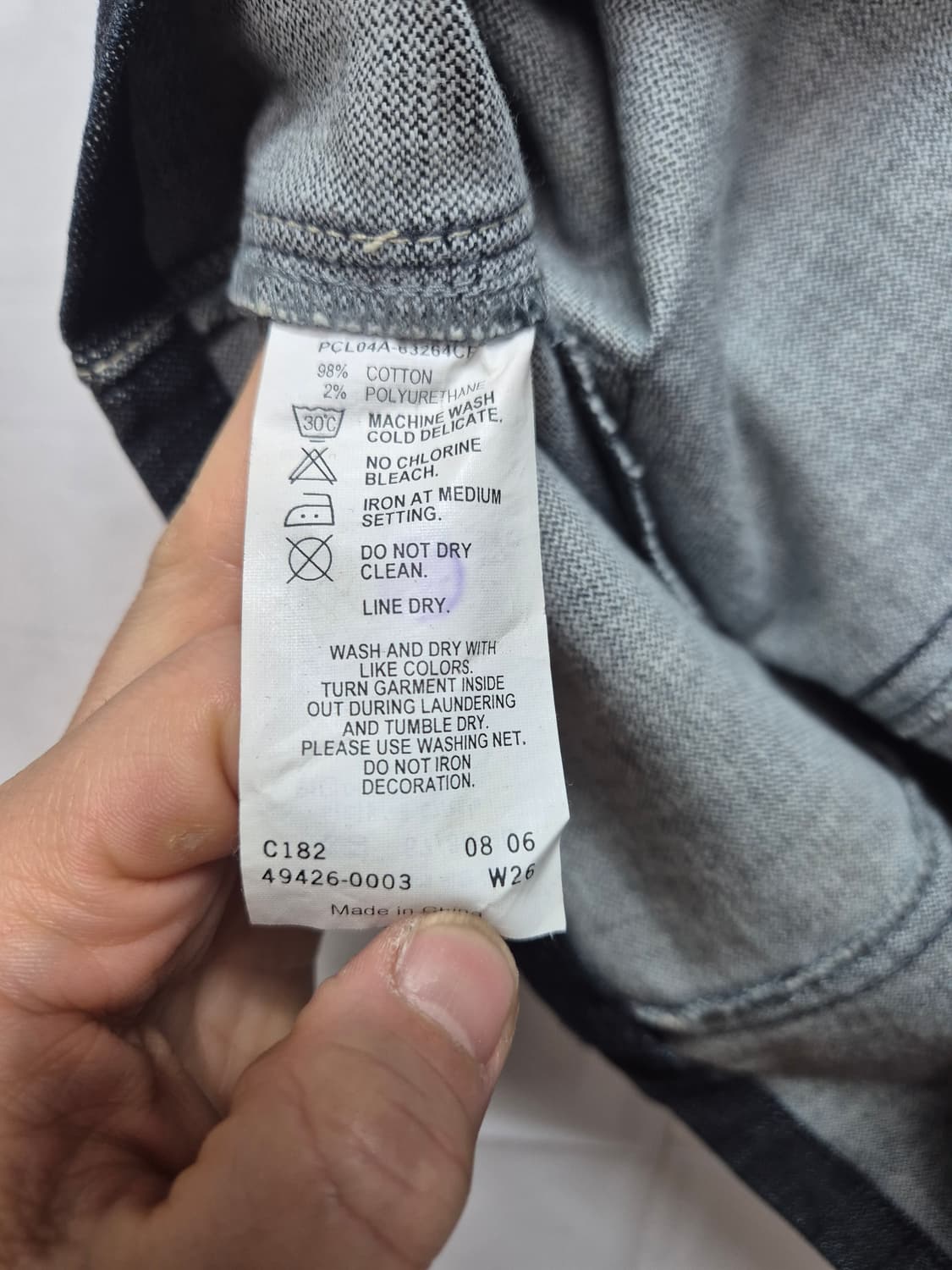 리바이스 큐빅 데님스커트 상품이미지5