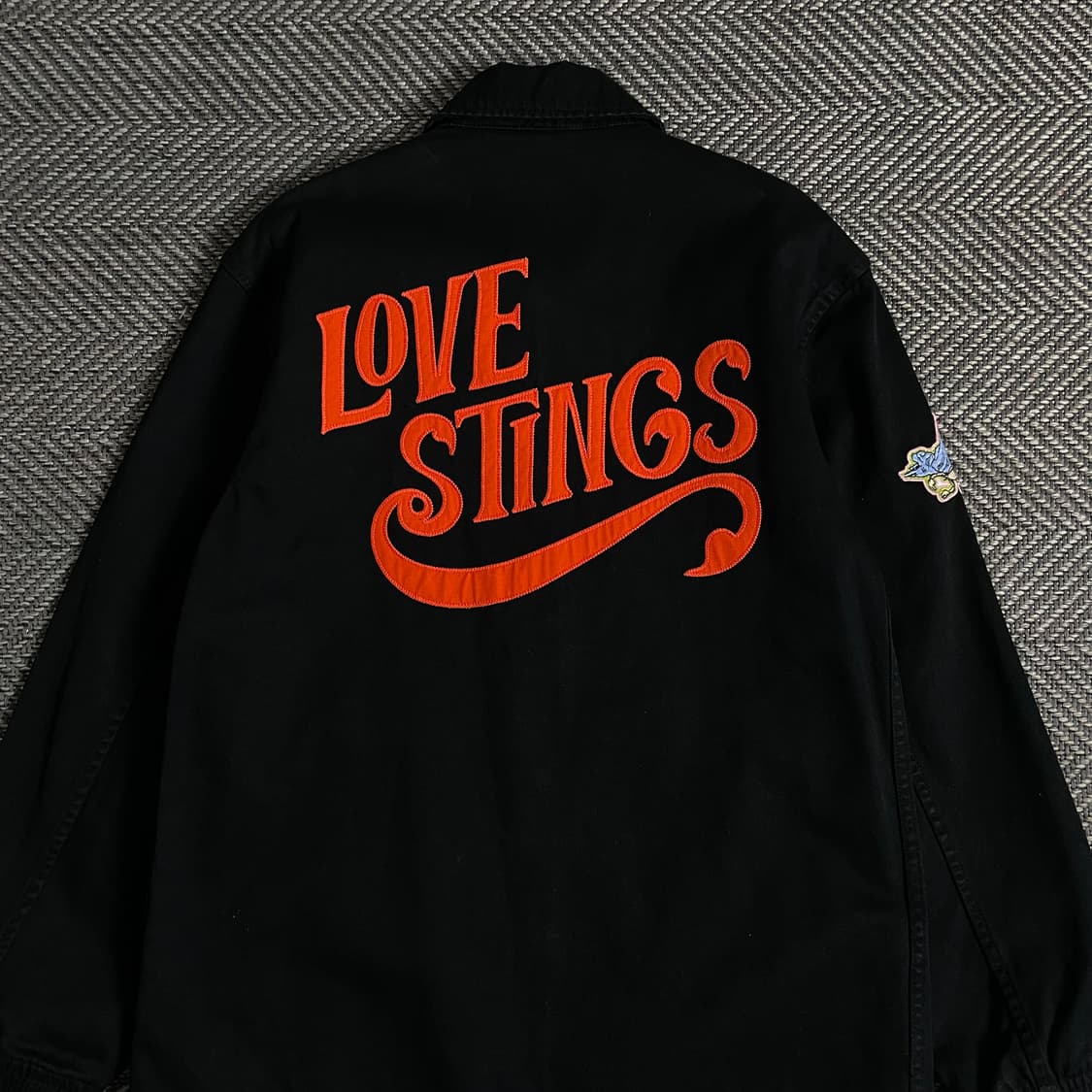 오프닝 세레모니 빅로고 블랙 박시핏 워크 자켓o 3311 상품이미지2