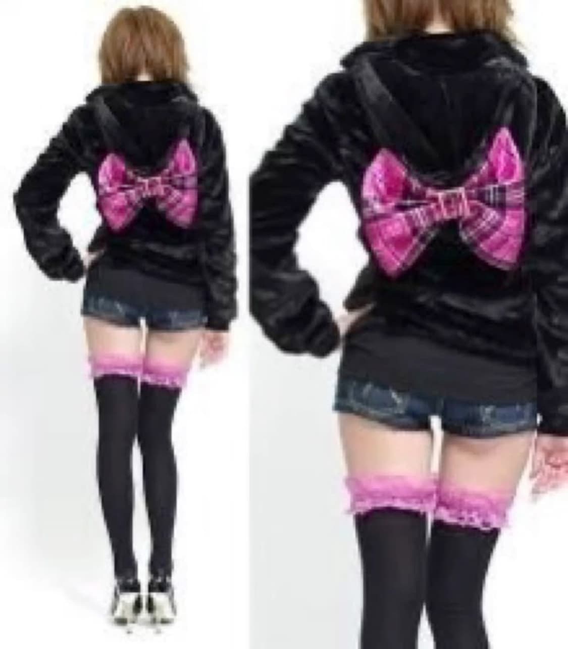 Ma*rs 마즈 sugargloss 리본 퍼후드 상품이미지3