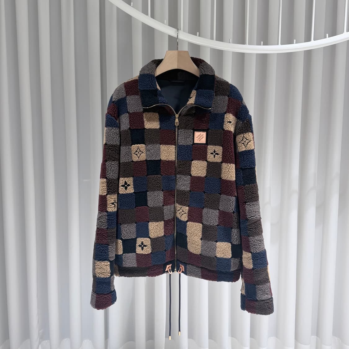 (A+/XL) / 루이비통 다미에 플리스 블루종  봄버 자켓 상품이미지1