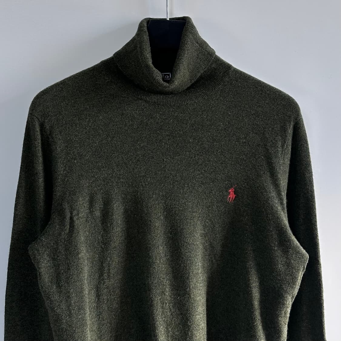 폴로 메리노 울 카키 터틀넥 니트  (va.116) 상품이미지2