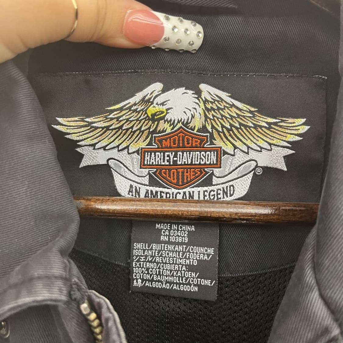 할리 데이비슨 디트로이트 모터사이클 레이싱 자켓 100 C10424 상품이미지5