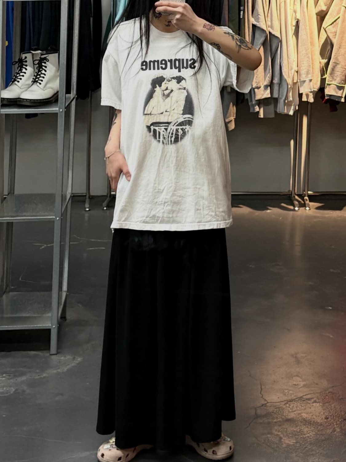 슈프림 키스 그래픽 화이트 반팔 A3815 상품이미지1