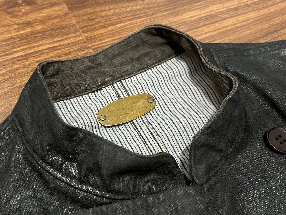 Stevenson Overall Co.더블 브레스트 코튼 왁싱 자켓 S 상품이미지5