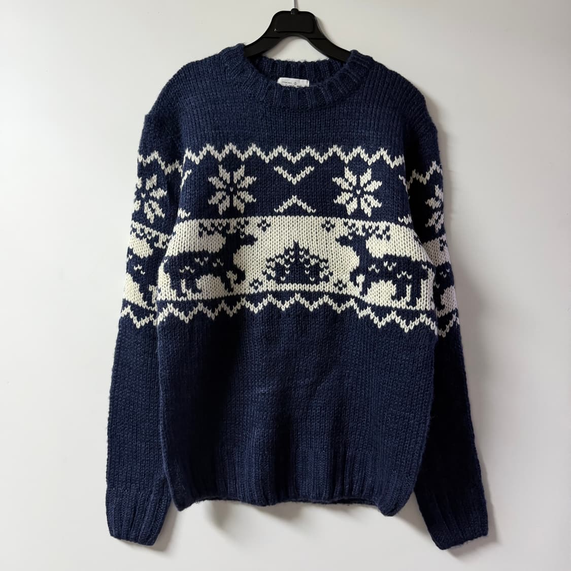 새상품 남자 노르딕 니트 (네이비) 상품이미지1