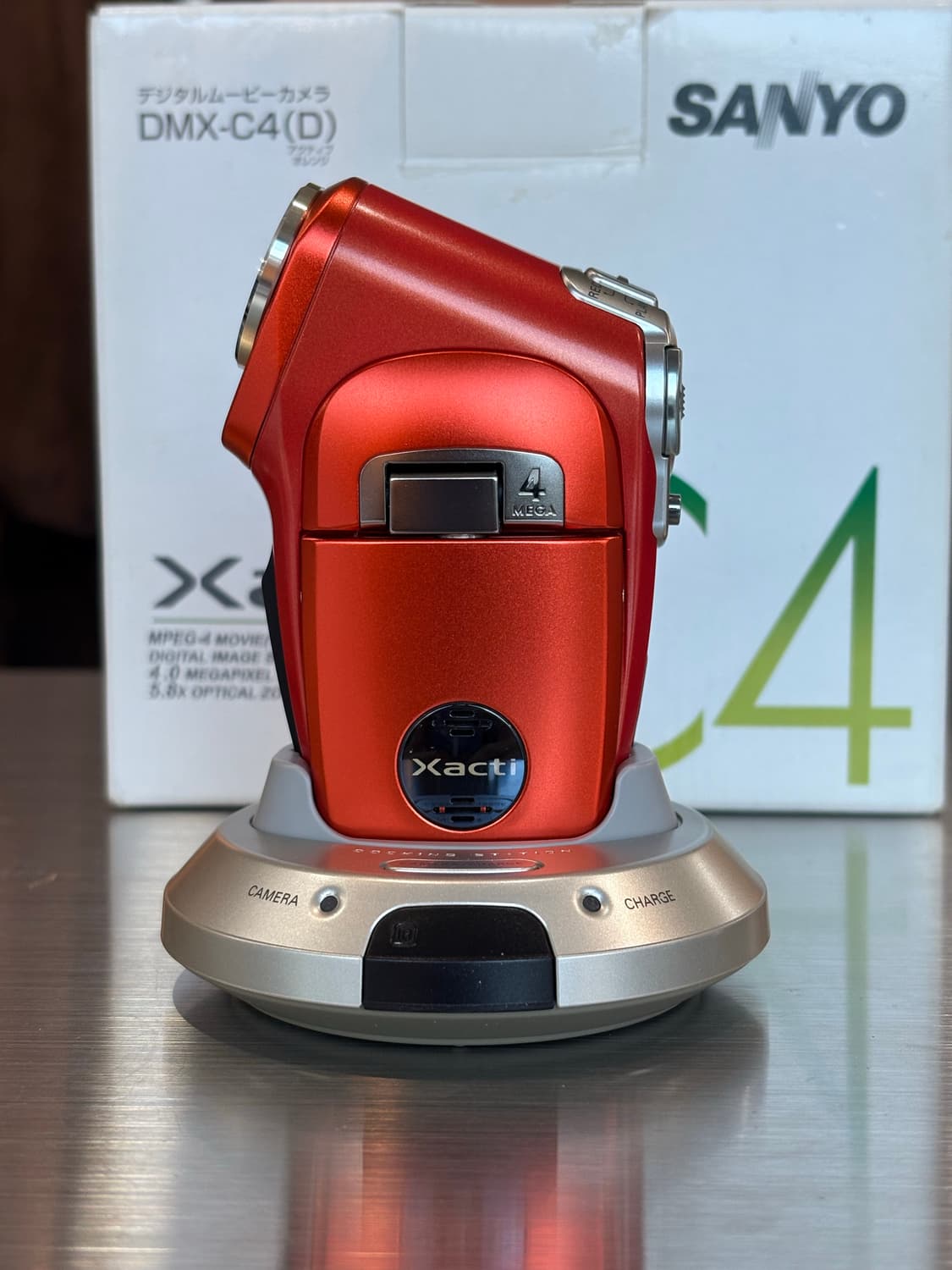미사용신품급/풀박)산요 작티 DMX-C4 오렌지 빈티지디카/캠코더 상품이미지1
