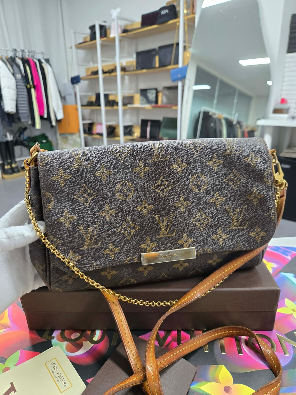 [A급컨디션] 루이비통 페이보릿mm 크로스백 상품이미지1