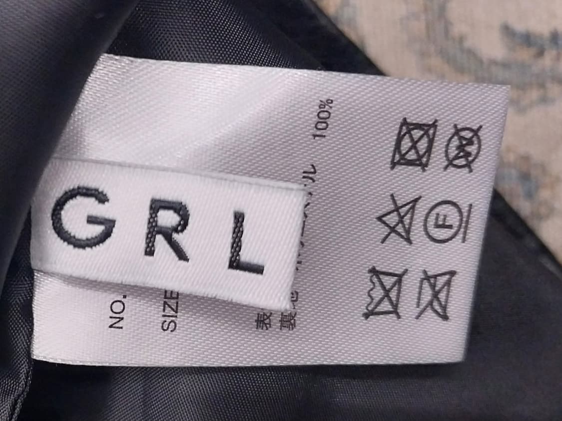 (새상품) jpn. GRL  페이크 레더 크롭자켓 F (88까지가능) 상품이미지3