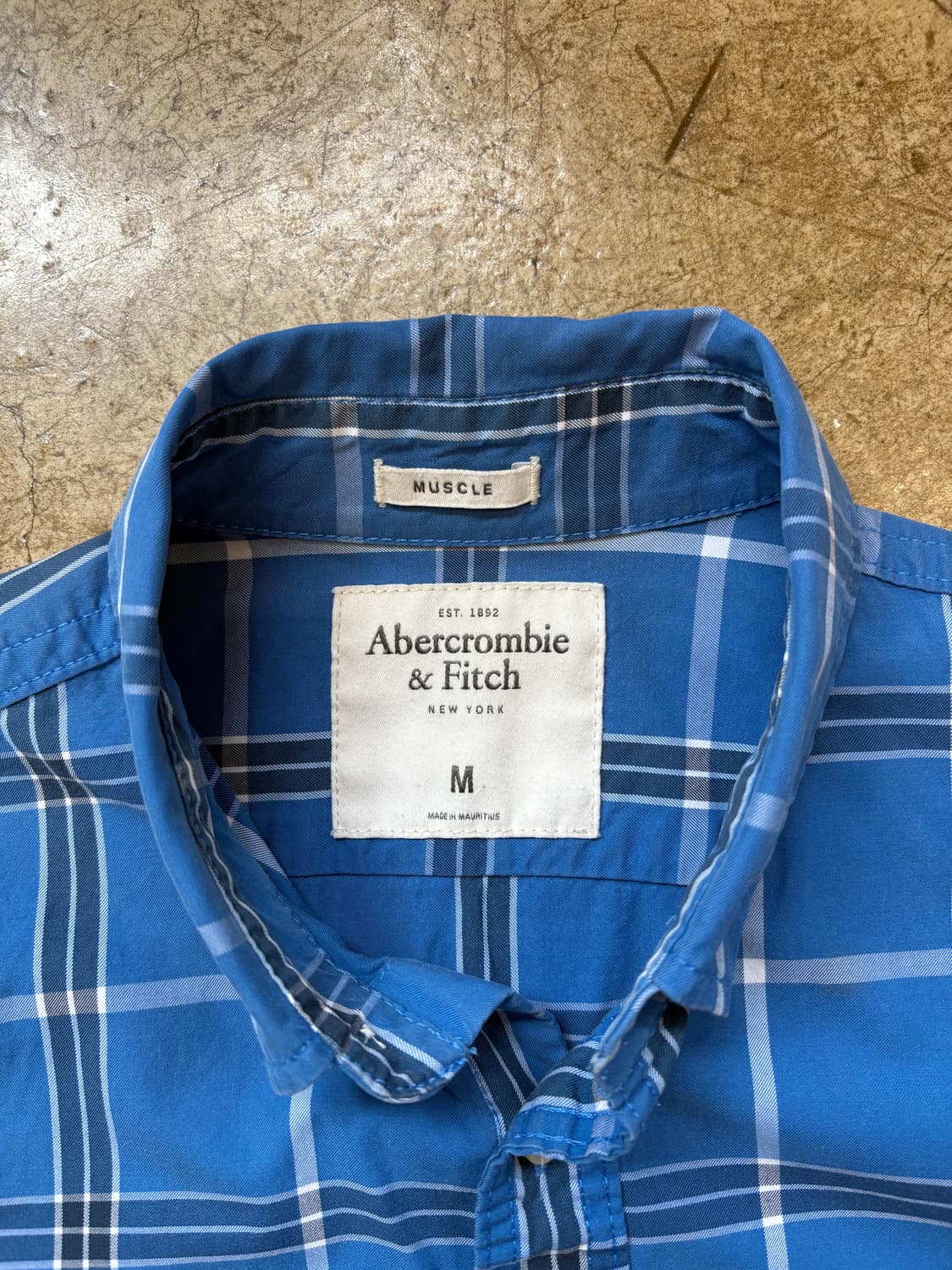 아베크롬비 코튼 체크 셔츠 상품이미지3