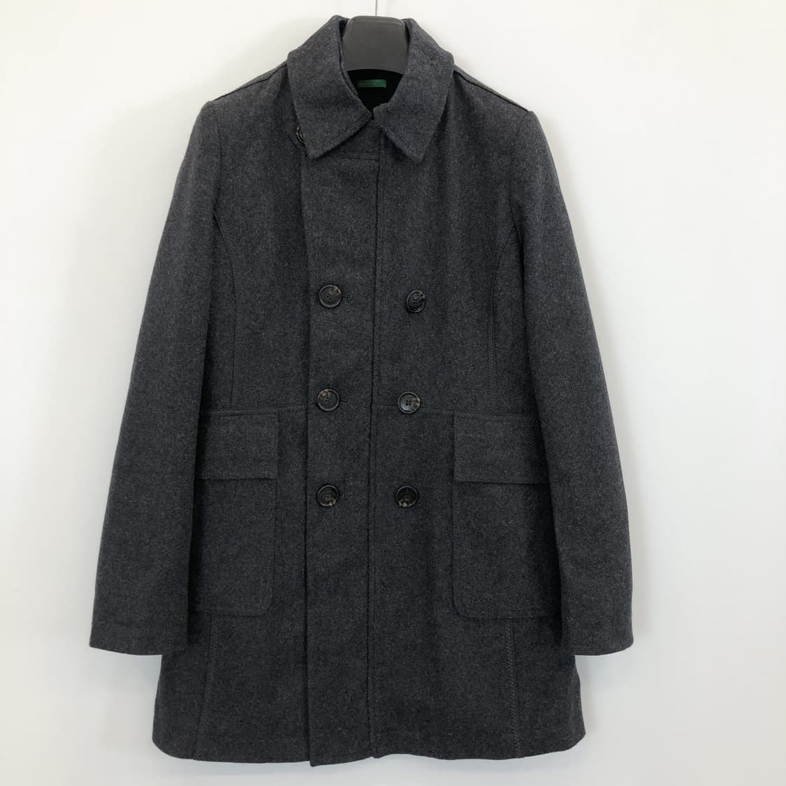 베네통 이태리 더블 울코트 91-165  상품이미지1