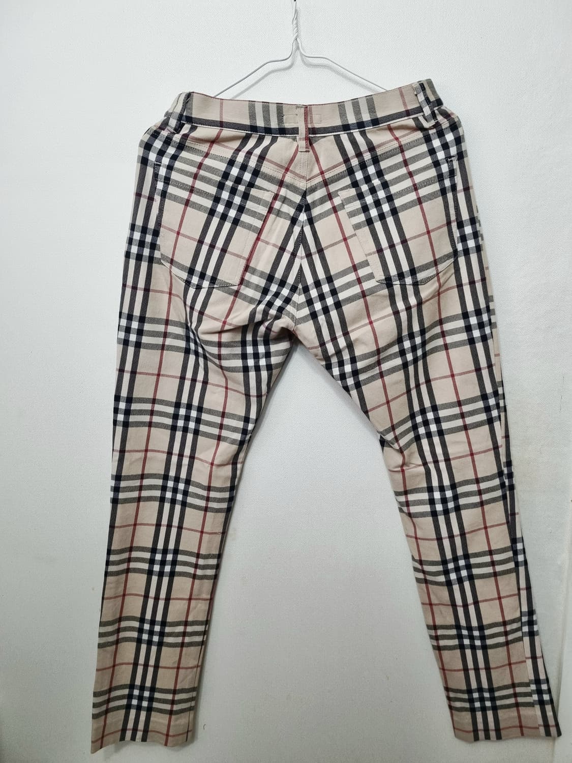 버버리 체크 바지 27사이즈 상품이미지2