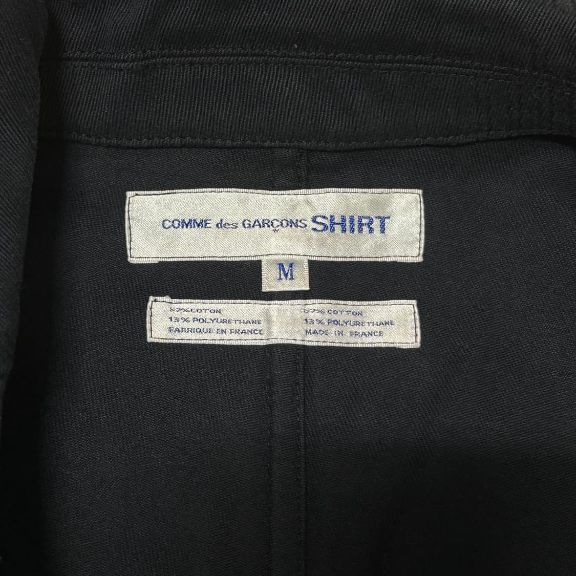 [M] 꼼데가르송 셔츠 면 트윌 재킷 상품이미지9