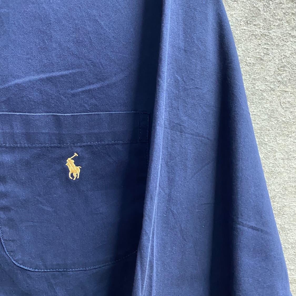 폴로 랄프로렌 클래식핏 자수로고 네이비 셔츠  B3739  상품이미지3