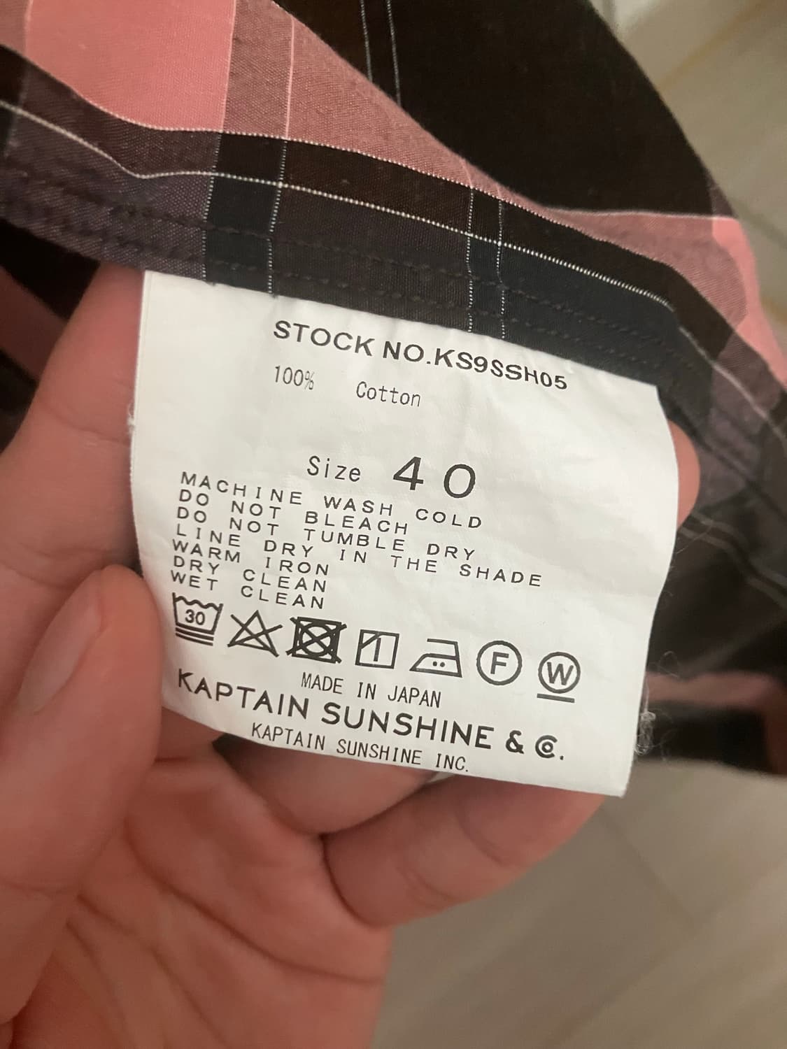 캡틴선샤인 밴드 카라 셔츠 40  상품이미지3