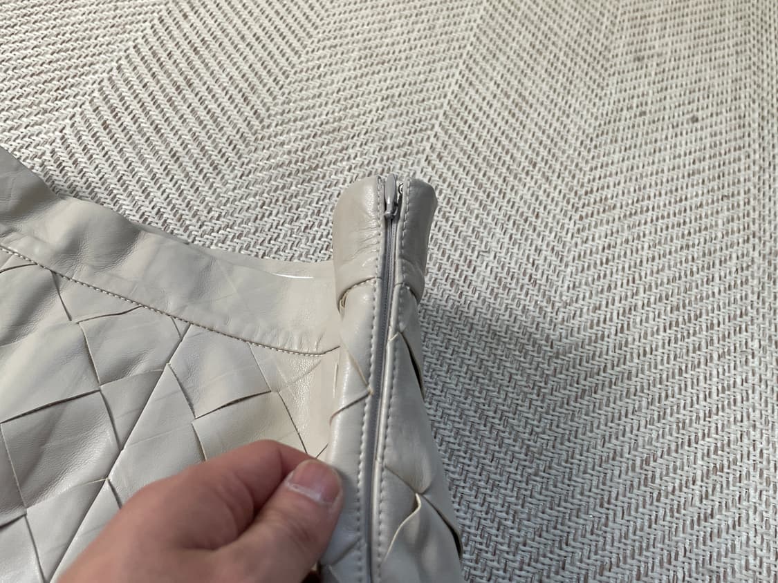 르셸블루 인트레치오 스트럭처 레더 스커트 J03495 상품이미지6