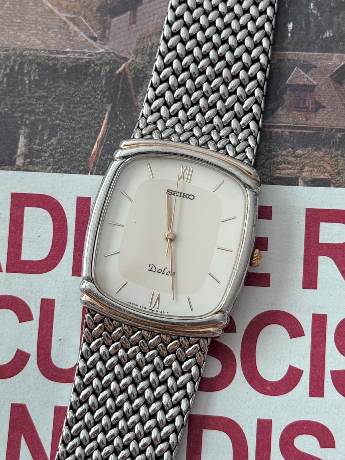 Seiko 세이코 쿼츠 Dolce 스퀘어 1988 상품이미지1