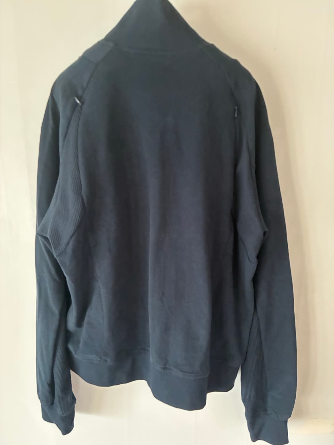 (L)플라스틱프로덕트 CONTRAST ZIPPED JACKET 네이비 상품이미지2