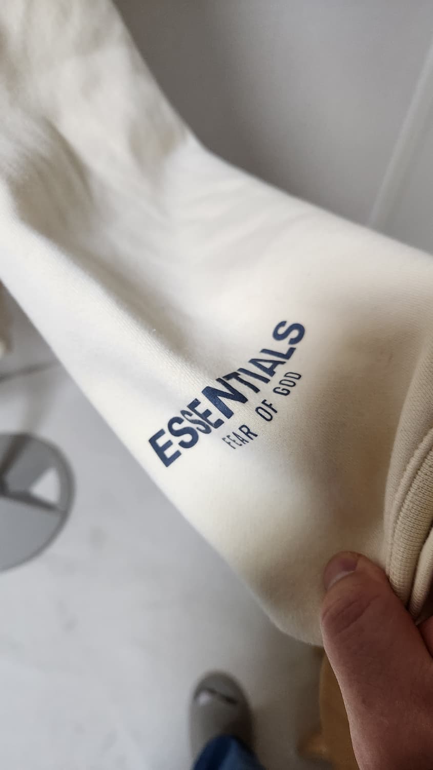 피오갓 에센셜 아이보리 오버핏 스웻셔츠 XL 상품이미지3