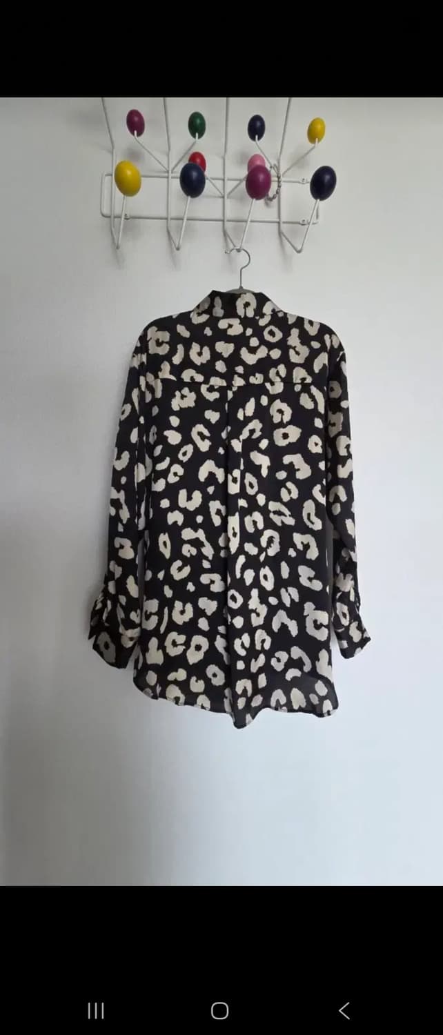 ZARA 레오파드 패턴 셔츠 M 상품이미지3