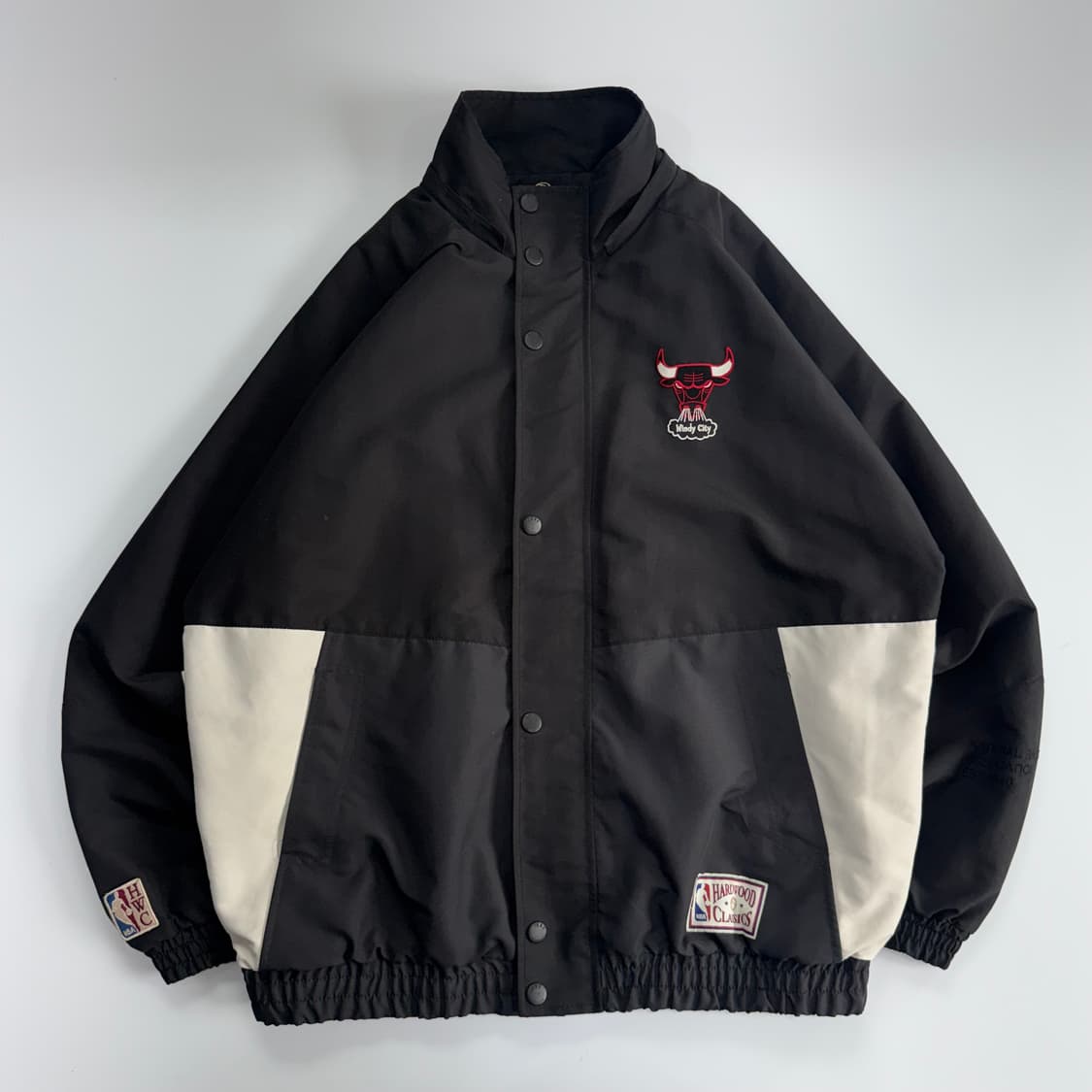 NBA 엔비에이 백 포인트 프린팅 블랙 바람막이 상품이미지3