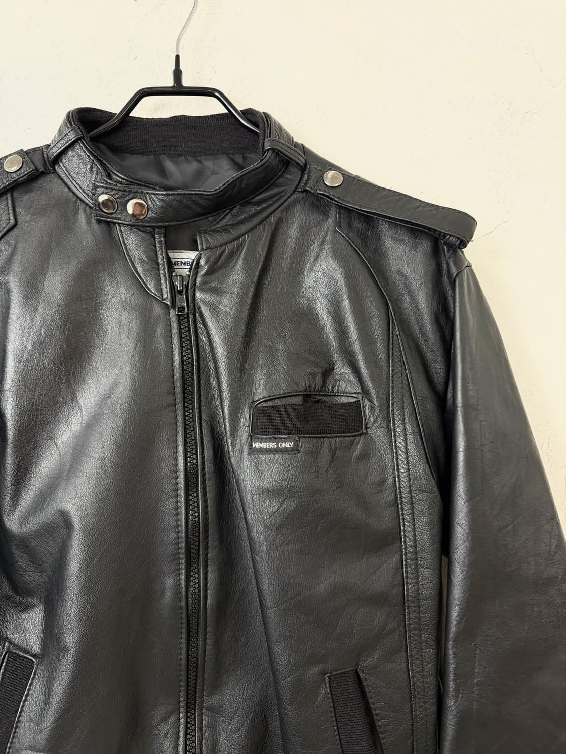 80s 멤버스온리 레더 카페레이서 자켓 상품이미지2