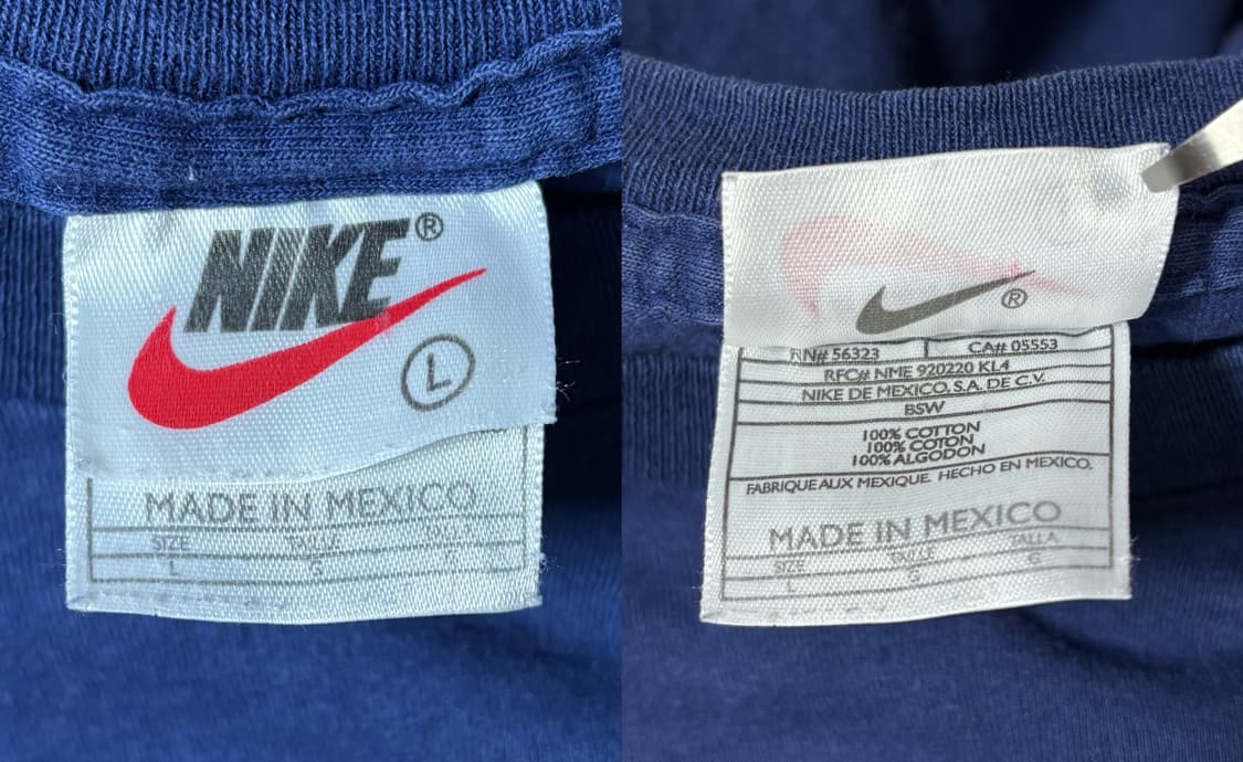 90s nike big swoosh 나이키 빅스우시 반팔 티셔츠 상품이미지4